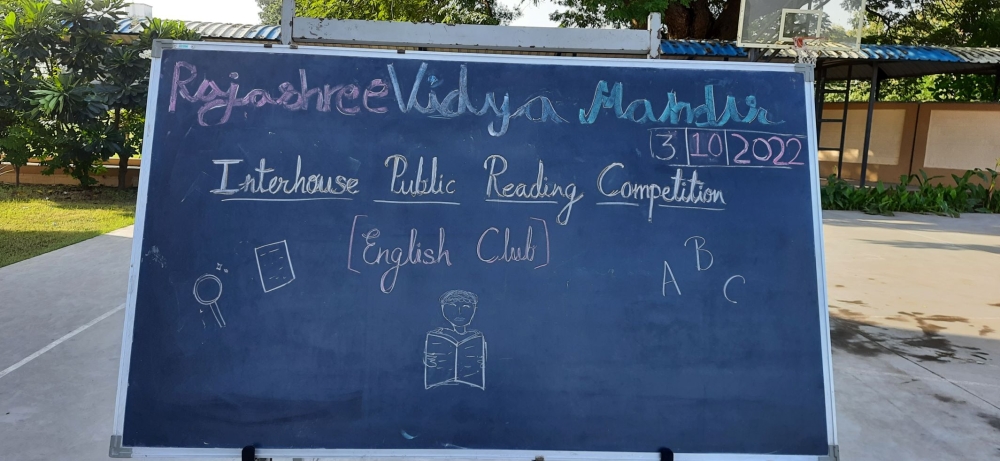 Interhouse Public Reading Competition by English Club